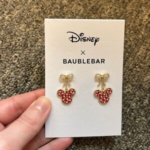 BaubleBar Minnie Mouse earrings